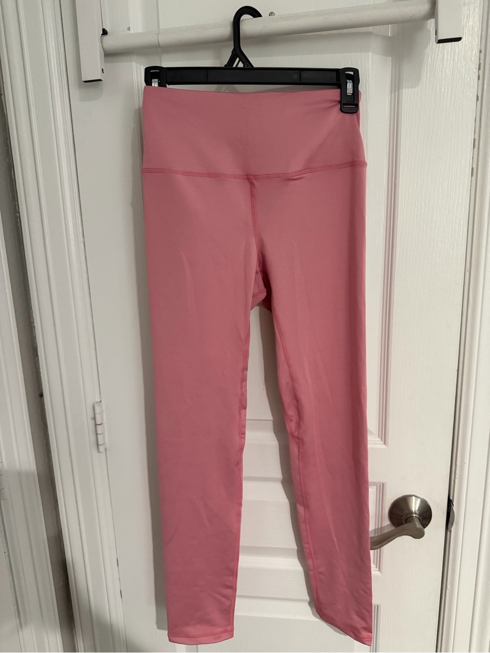 Girls' Pink High-Waist Leggings